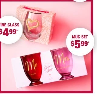 Wine glass \\$4.99*