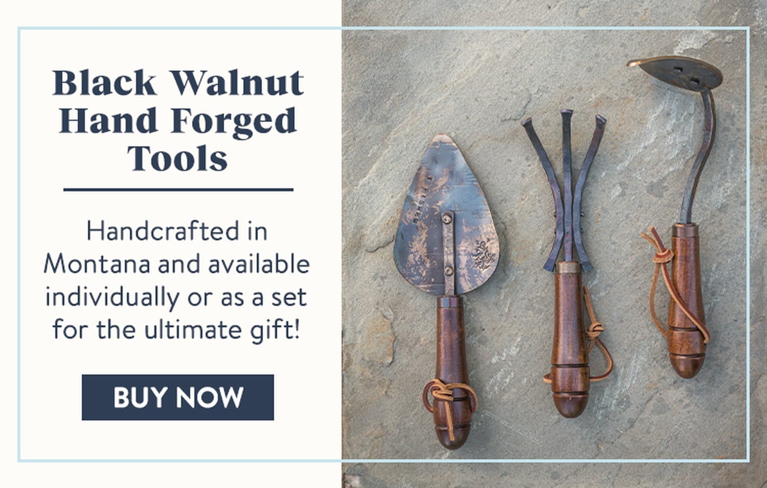 Unique Black Walnut Hand Forged Tools