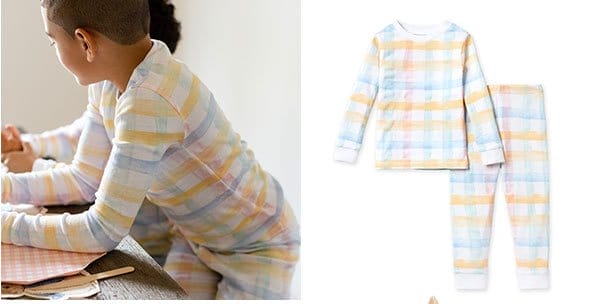 Multi Buffalo Check Organic Cotton Pajamas