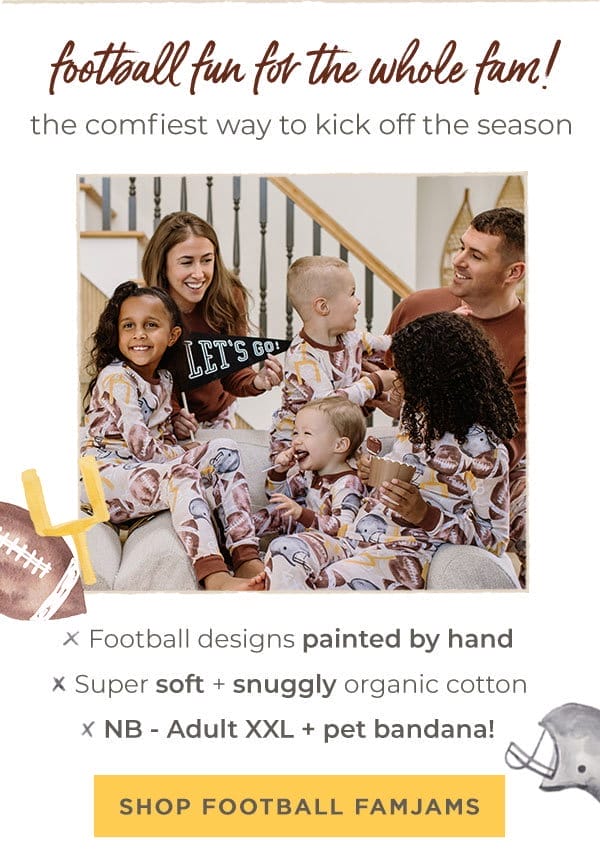 Football family jammies!