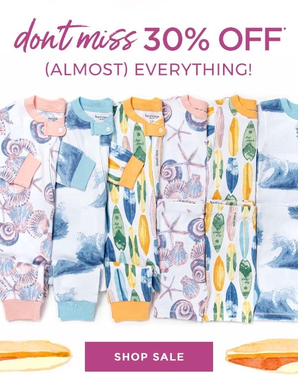 Don't miss 30% off (almost) everything!