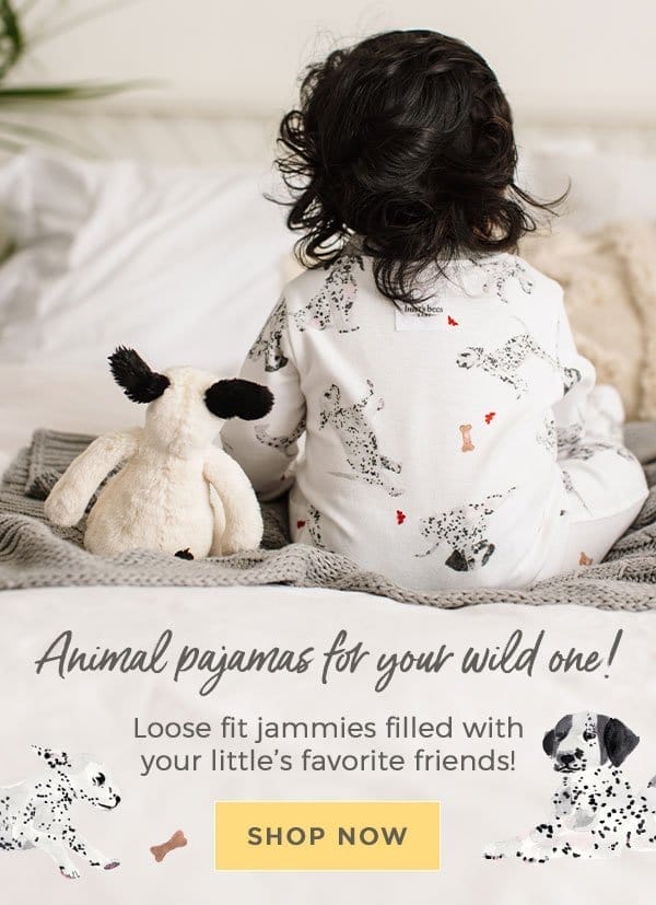 Animal pajamas for your wild one!