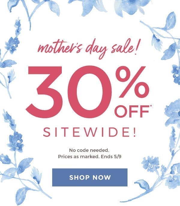 Mother's Day Sale!