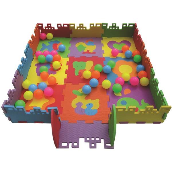 Image of Verdes Foam Activity Ball Pit and Play Mat Set