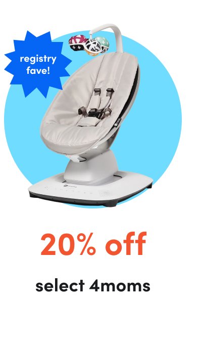 20% off select 4moms registry fave!