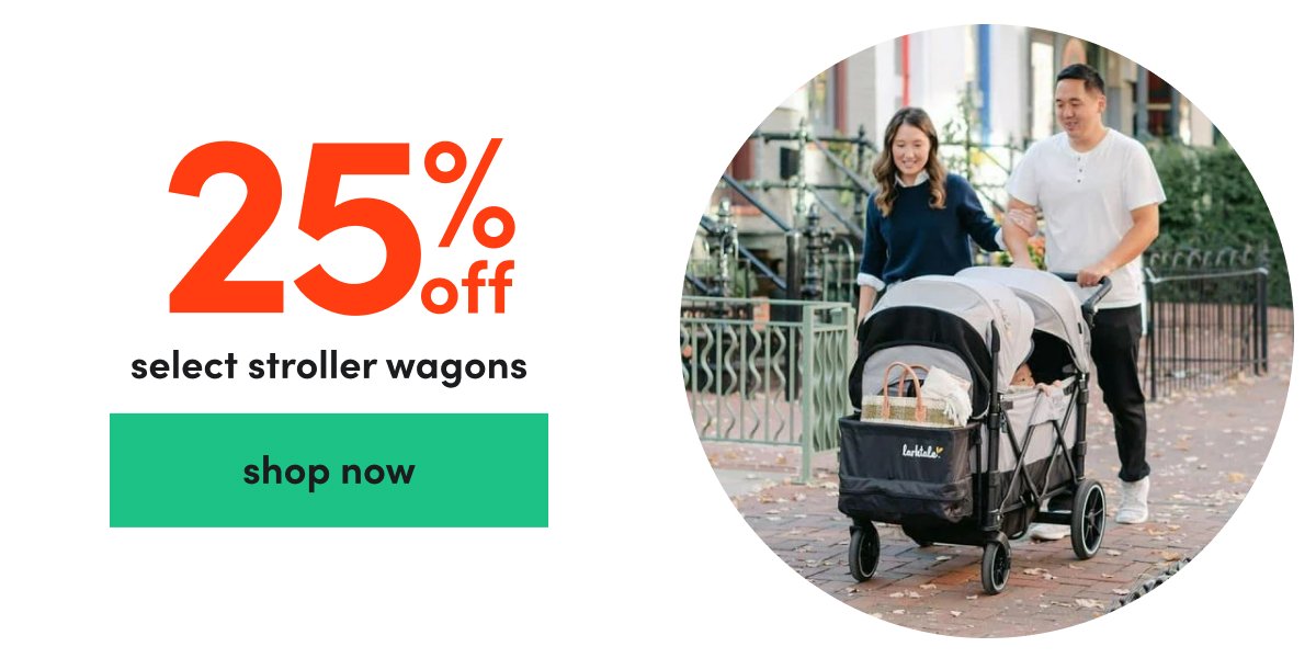 50% off select stroller wagons shop now