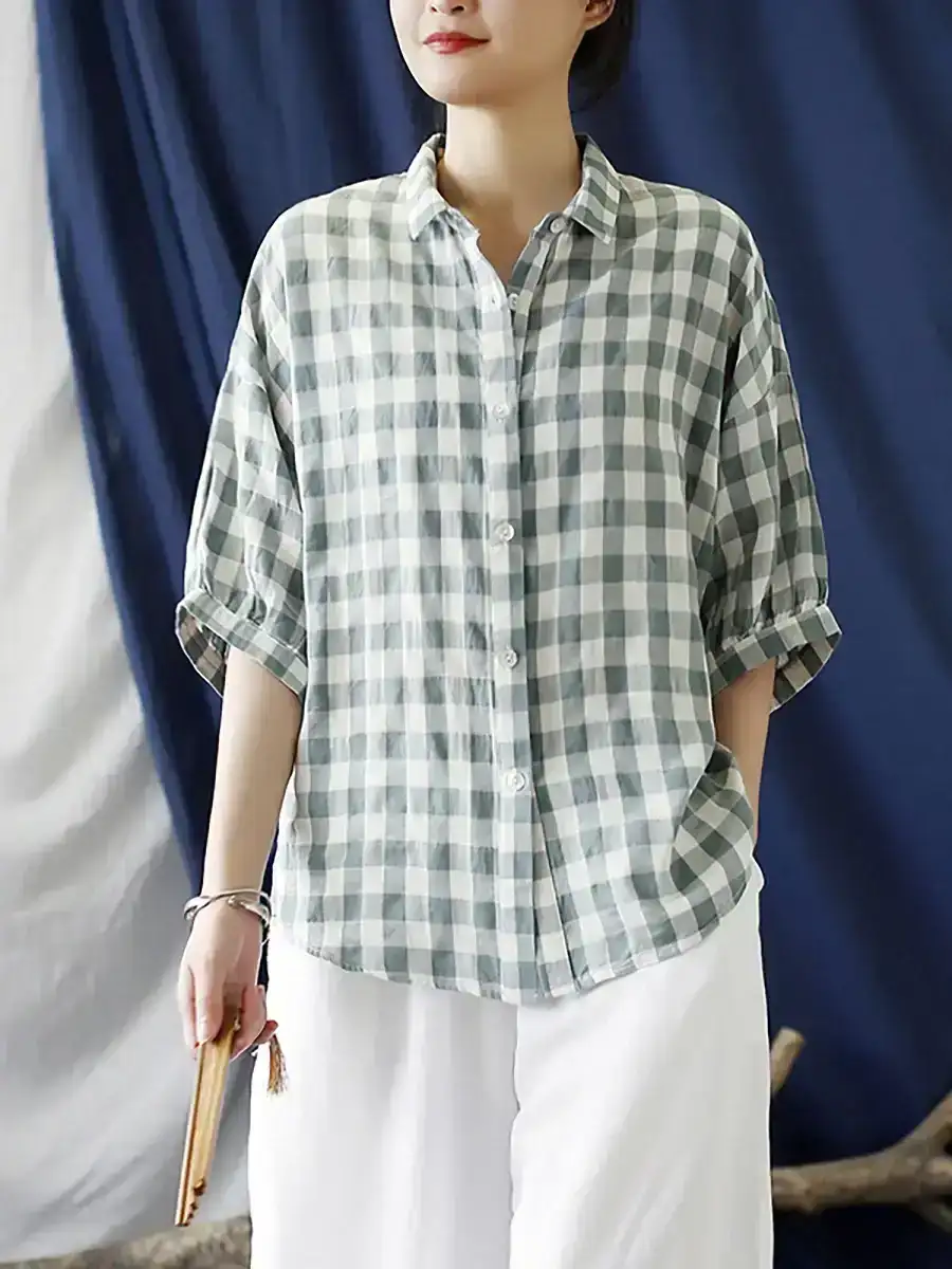 Plaid Loose Shirt