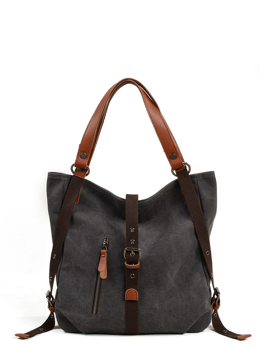 Casual Canvas Shoulder Bag Backpack