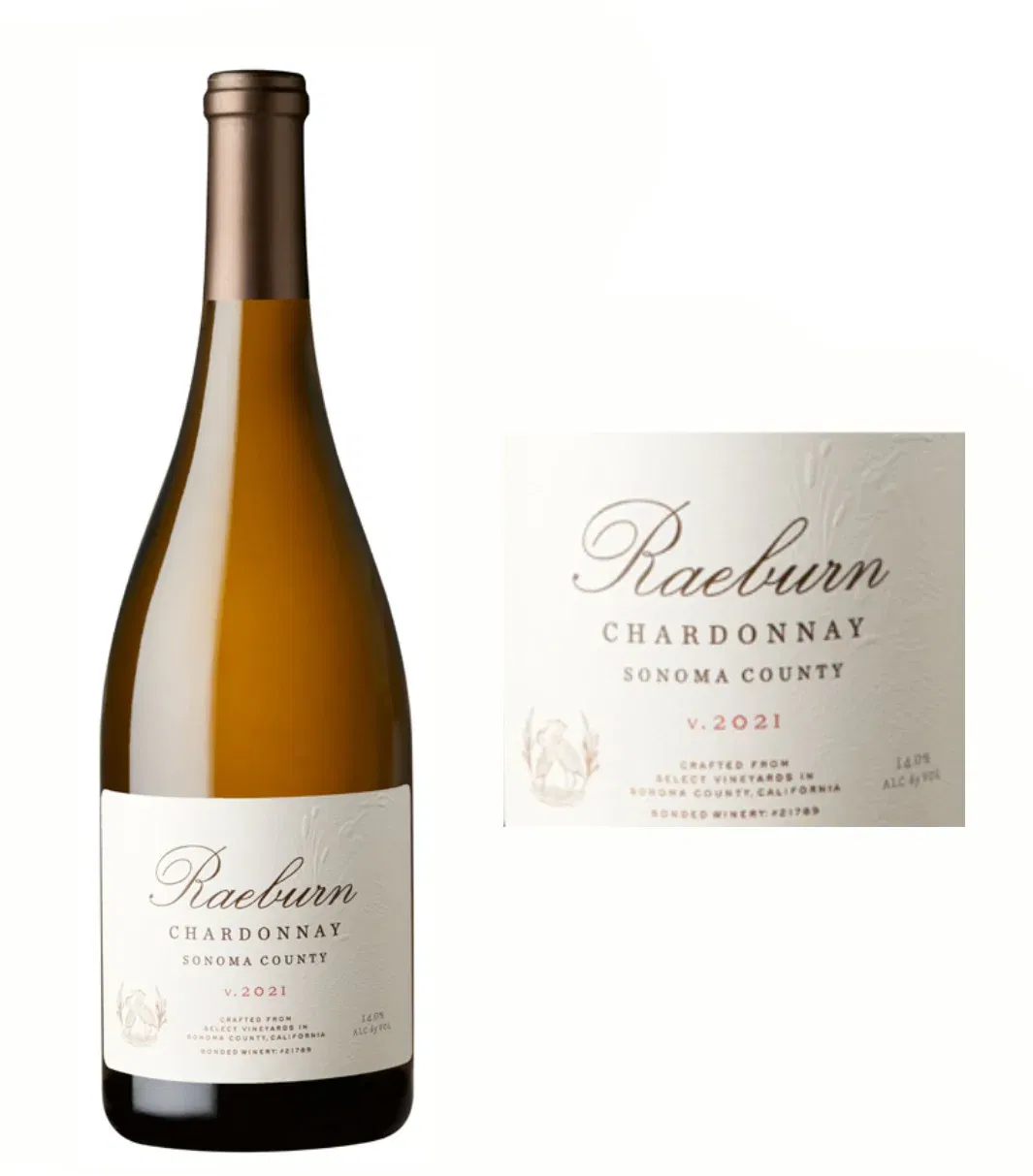 Raeburn Chardonnay Sonoma County 2022 (750 ml)