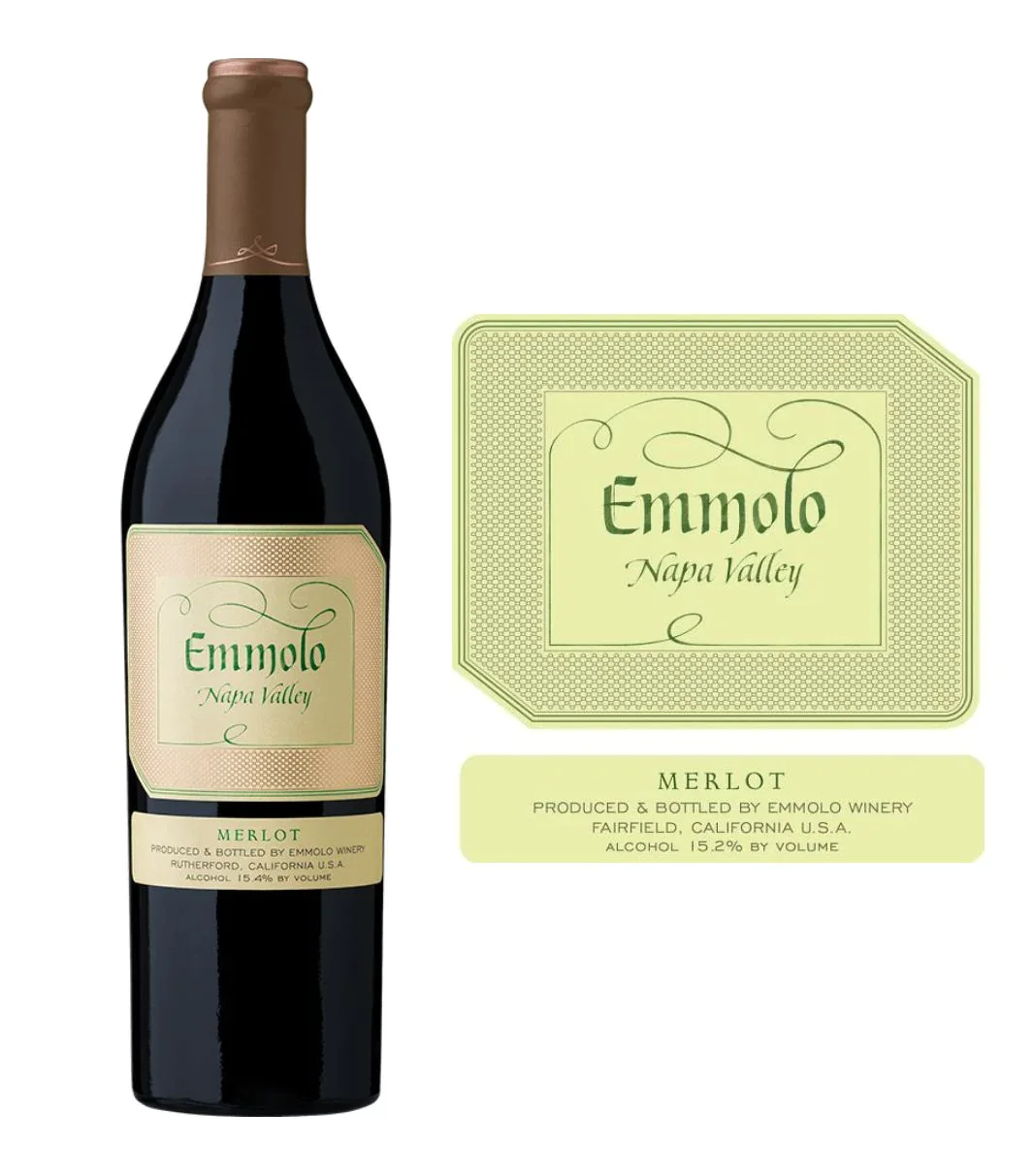 Emmolo Napa Valley Merlot Wine 2021 (750 ml)