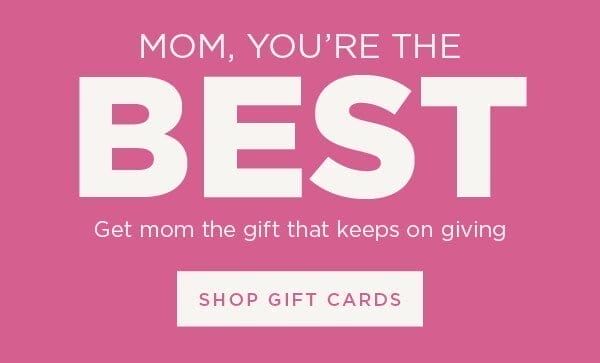 Mother's Day gift cards