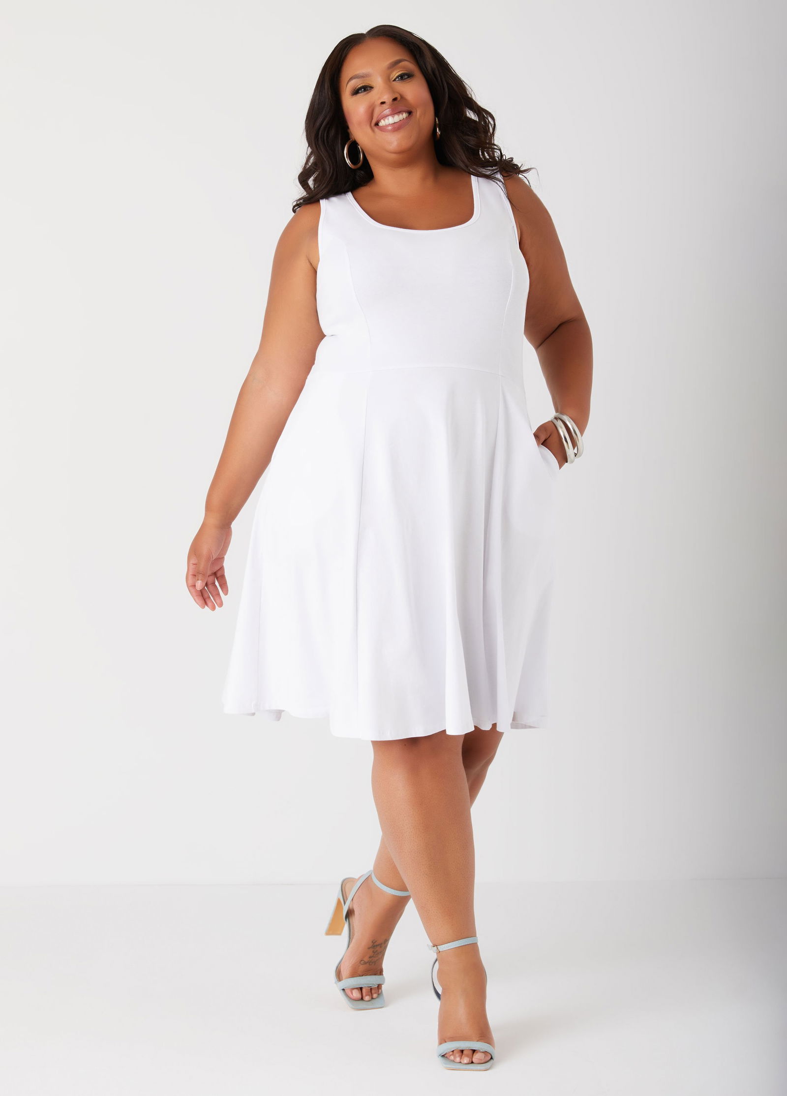 Jersey A Line Tank Dress