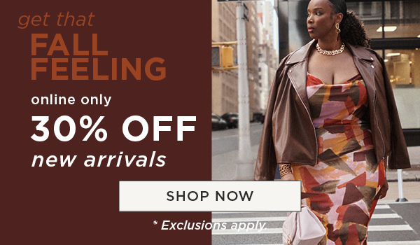 30% off New Arrivals