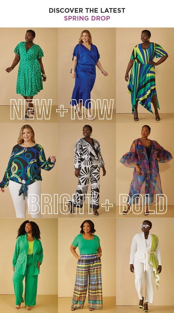 Discover the latest, New+Now, Bright+Bold