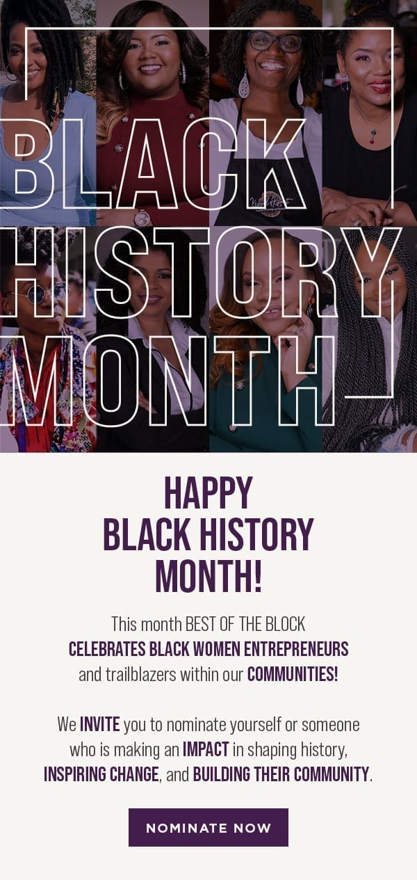 Happy black history month. Nominate now