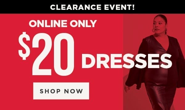 \\$20 Clearance Dresses