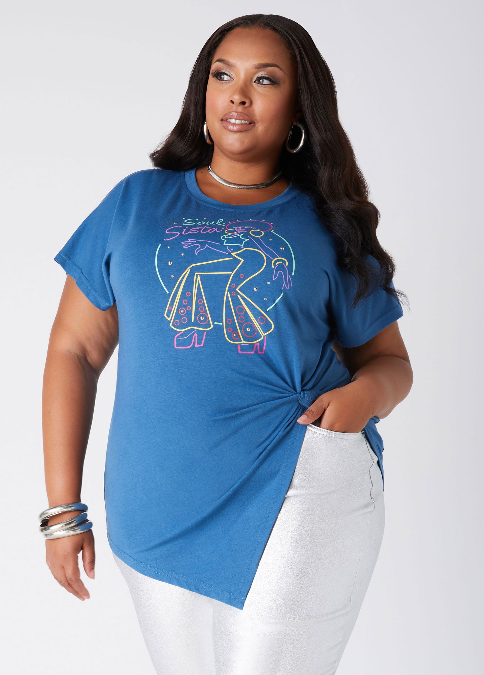 Soul Sista Knotted Graphic Tee