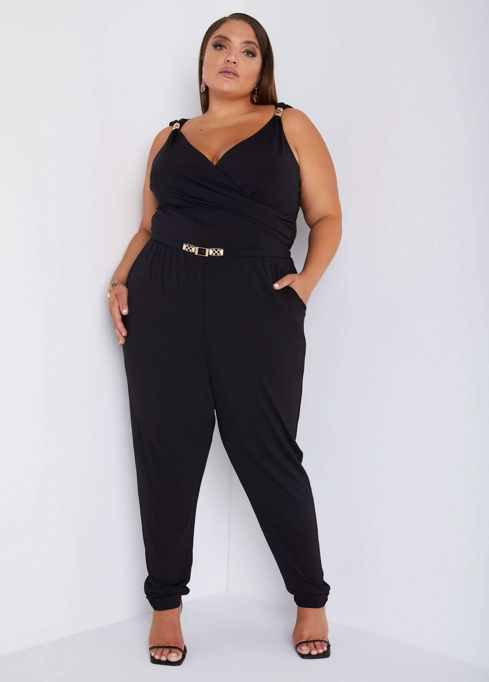 Embellished Tapered Jumpsuit