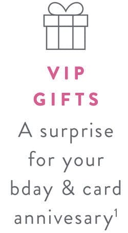 VIP GIFTS - A surprise for your bday & card anniversary