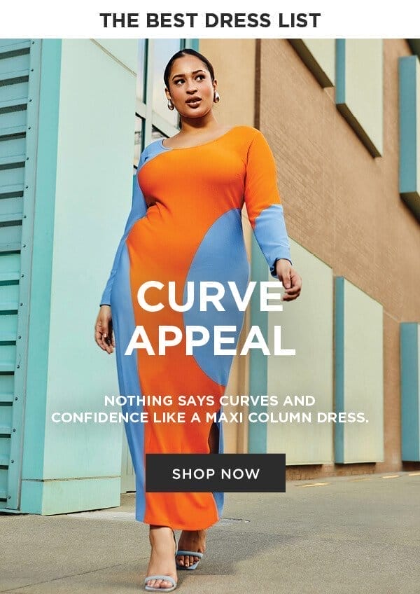 The Best Dress List. Curve Appeal.
