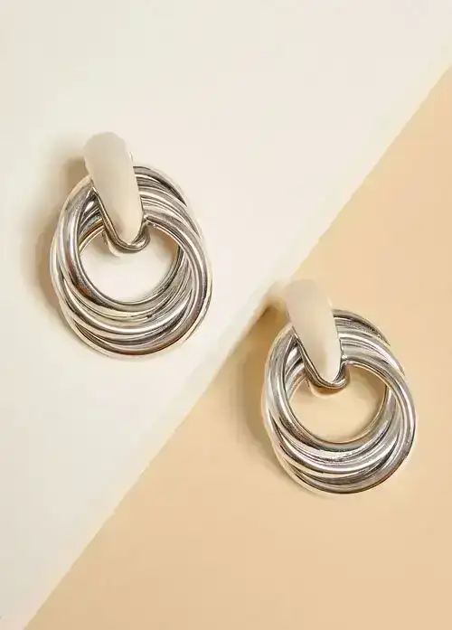 Knotted Clip On Earrings