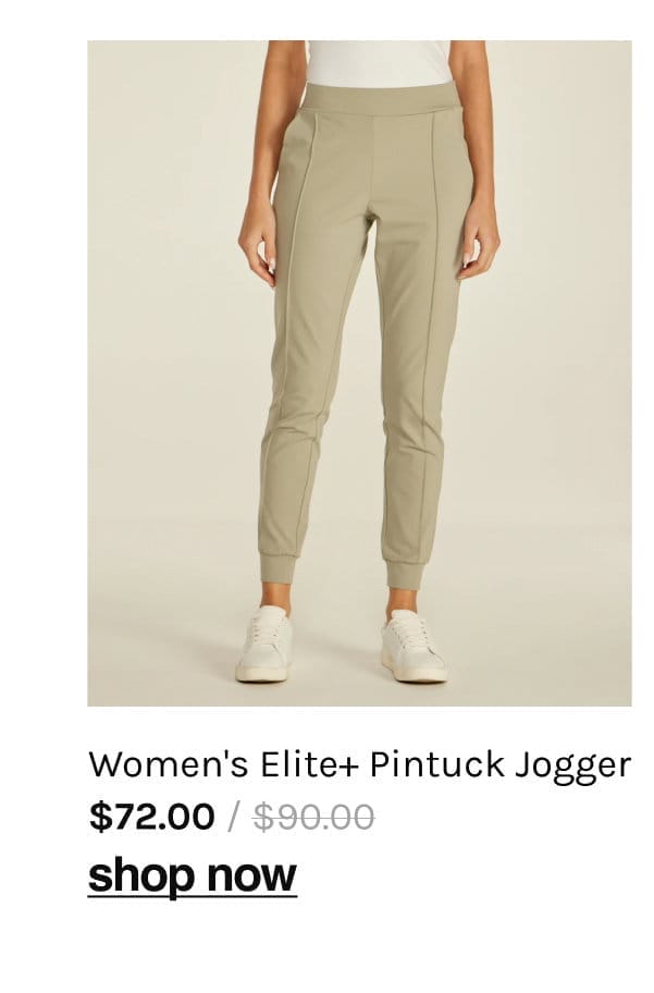 Women's Elite+ Pintuck Jogger