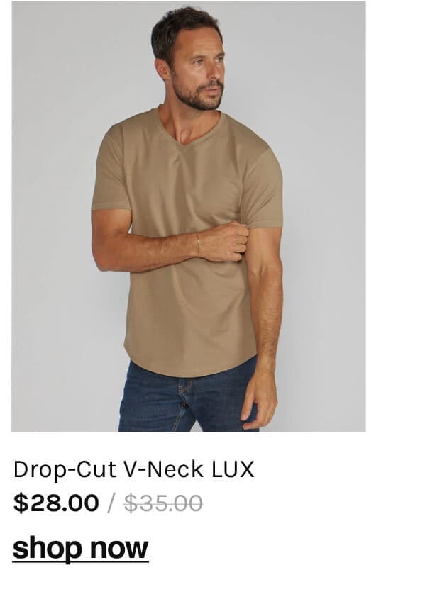 Drop-Cut V-Neck LUX