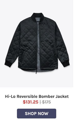 Hi-Lo Reversible Bomber Jacket