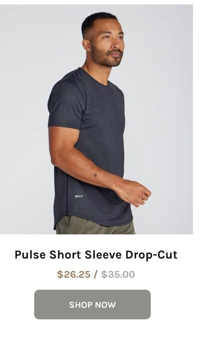 Pulse Short Sleeve Drop-Cut