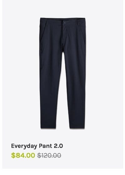 Everyday Pant 2.0