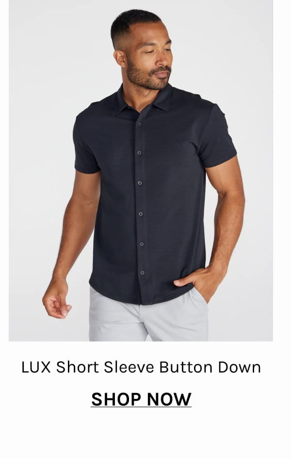 LUX Short Sleeve Button Down