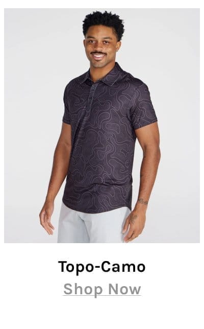 Topo-Camo 19th Hole Polo