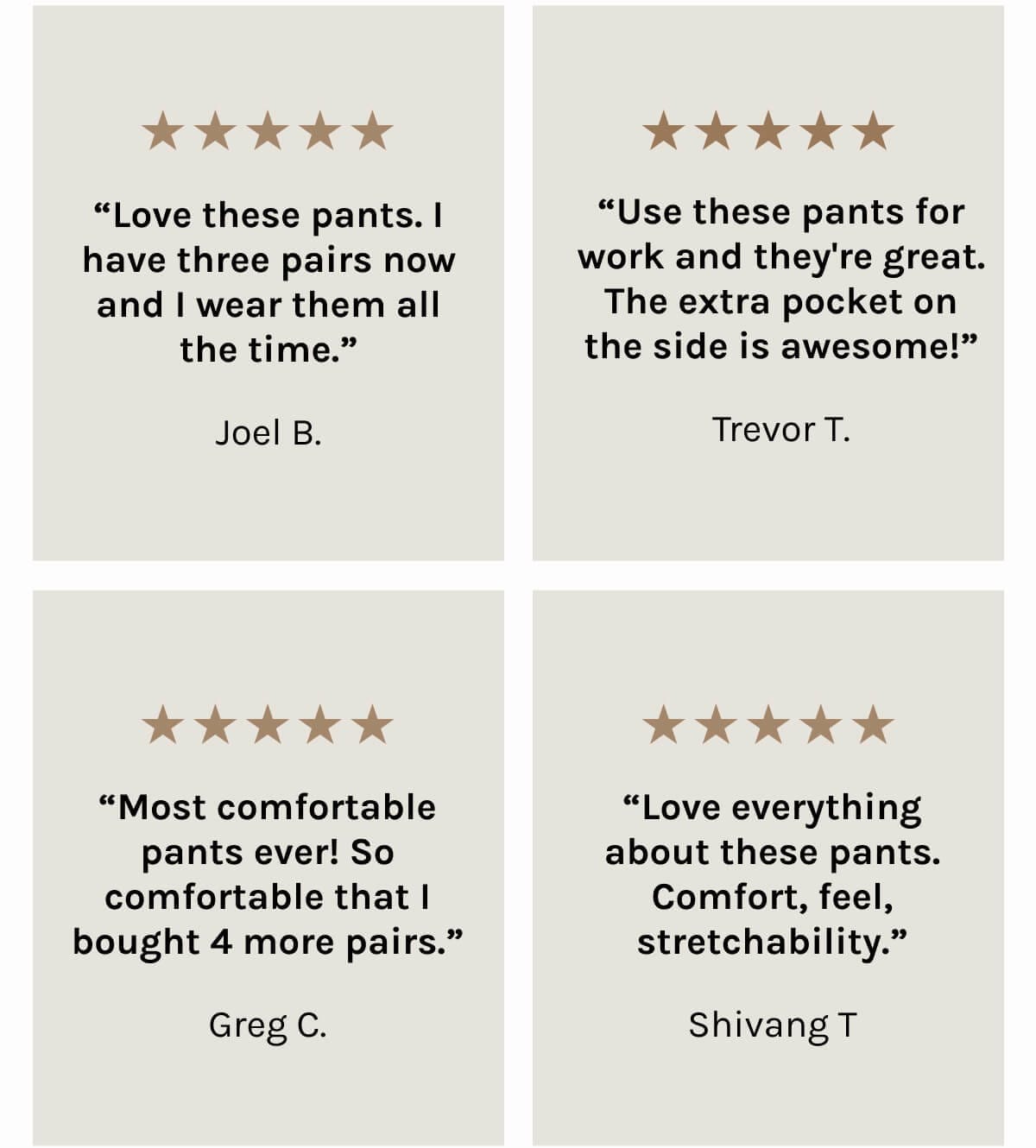 Stretch Chino Pant Reviews: Love these pants. I have three pairs now and I wear them all the time.