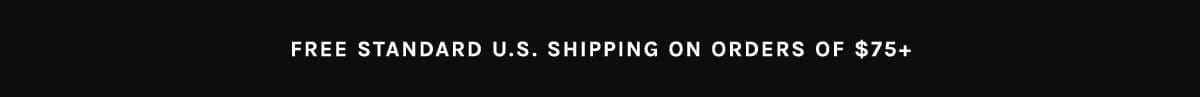 Free Standard Shipping \\$75+