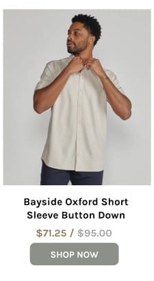 Bayside Oxford Short Sleeve Button Down