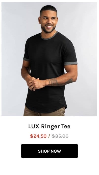 LUX Ringer Tee