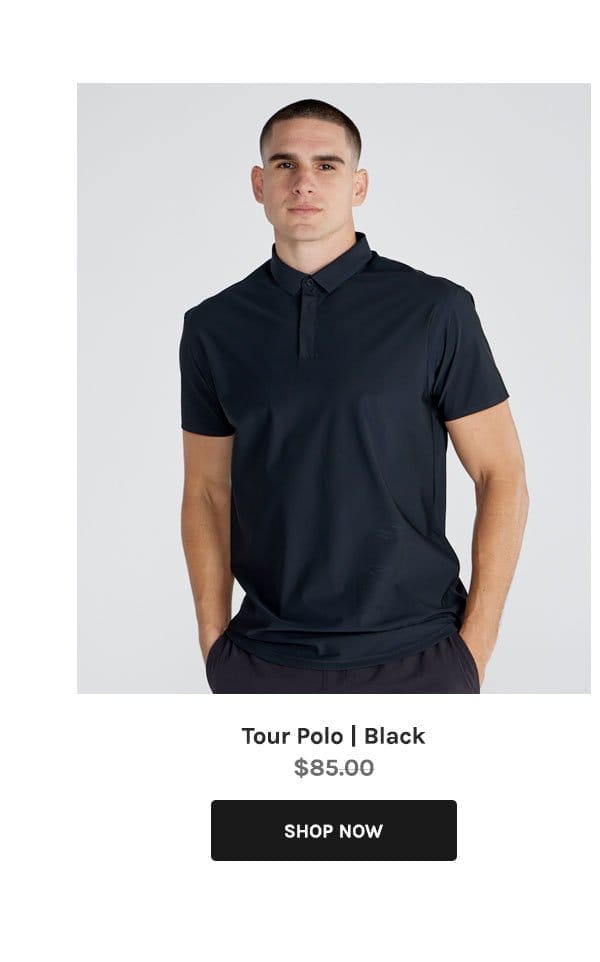 Tour Polo - Black