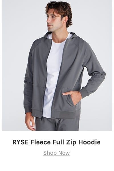 RYSE Fleece Full Zip Hoodie