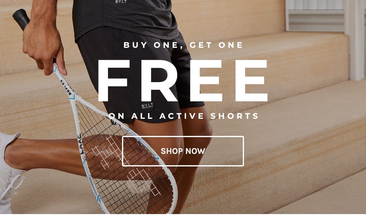 ACTIVE SHORTS - BUY ONE, GET ONE FREE