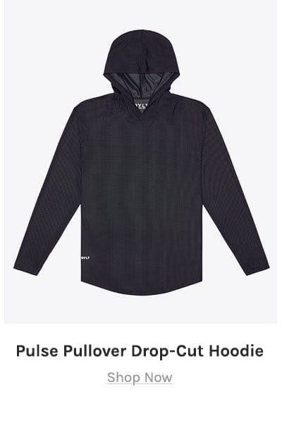 Pulse Pullover Drop-Cut Hoodie