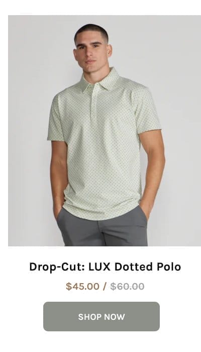 Drop-CUt: LUX Dotted Polo