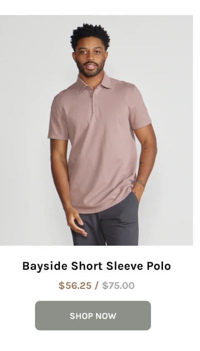Bayside Short Sleeve Polo