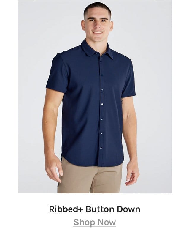 Ribbed+ Button Down