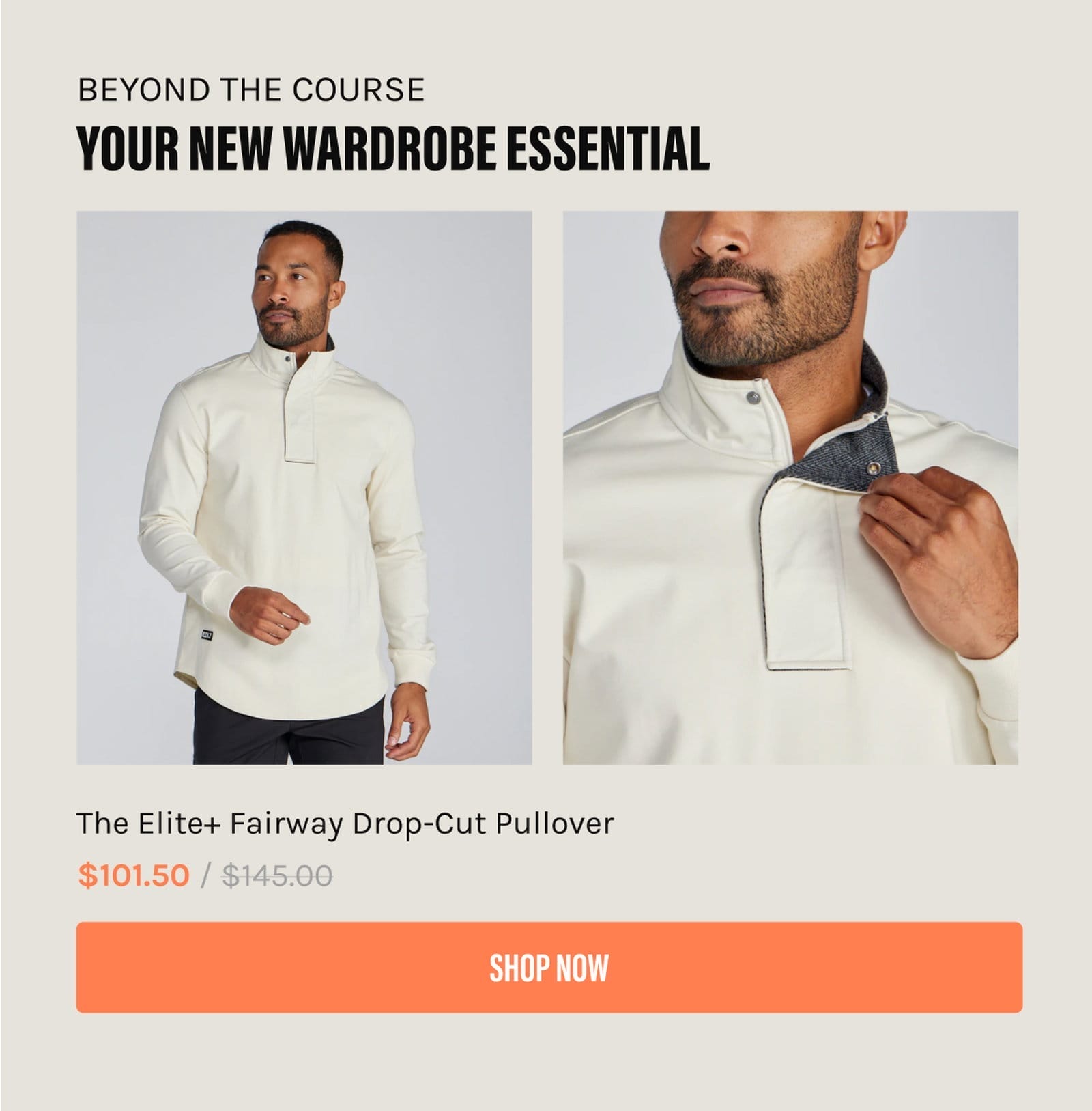 Elite+ Fairway Drop-Cut Pullover