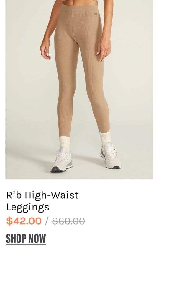 Rib High-Waist Leggings