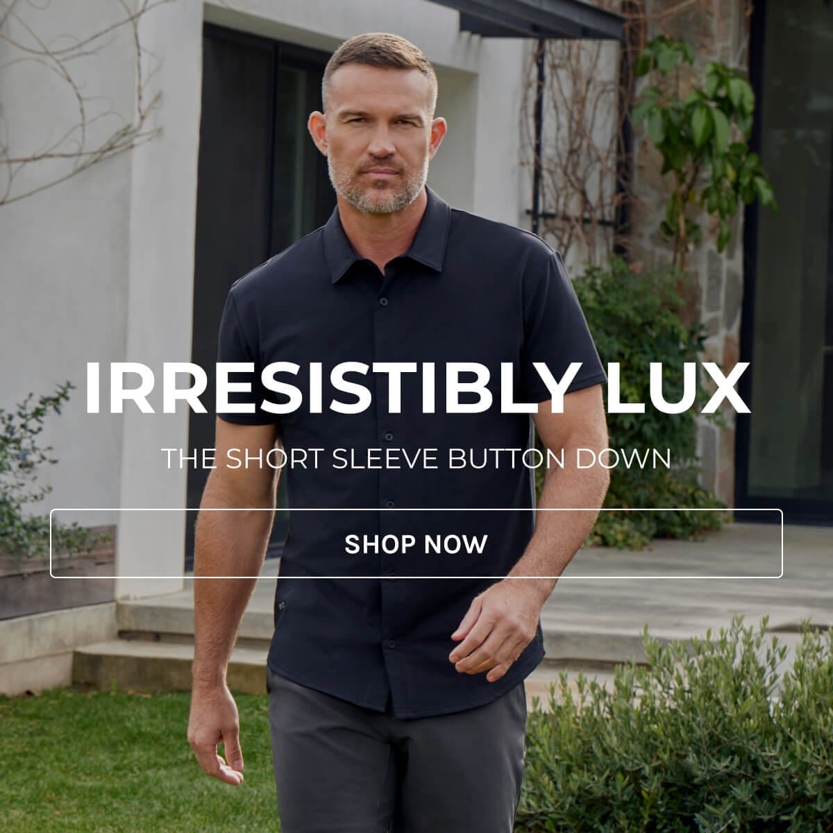 Irresistibly lux - the short sleeve button-down 