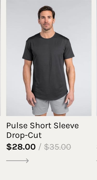 Pulse Short Sleeve Drop-Cut