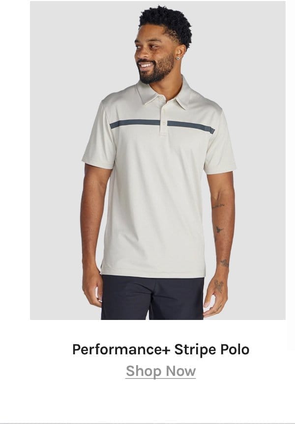 Performance+ Stripe Polo