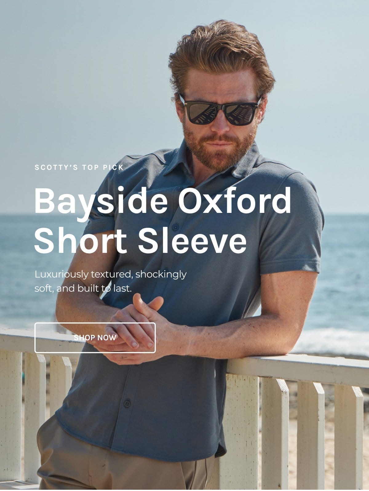 Bayside Oxford Short Sleeve