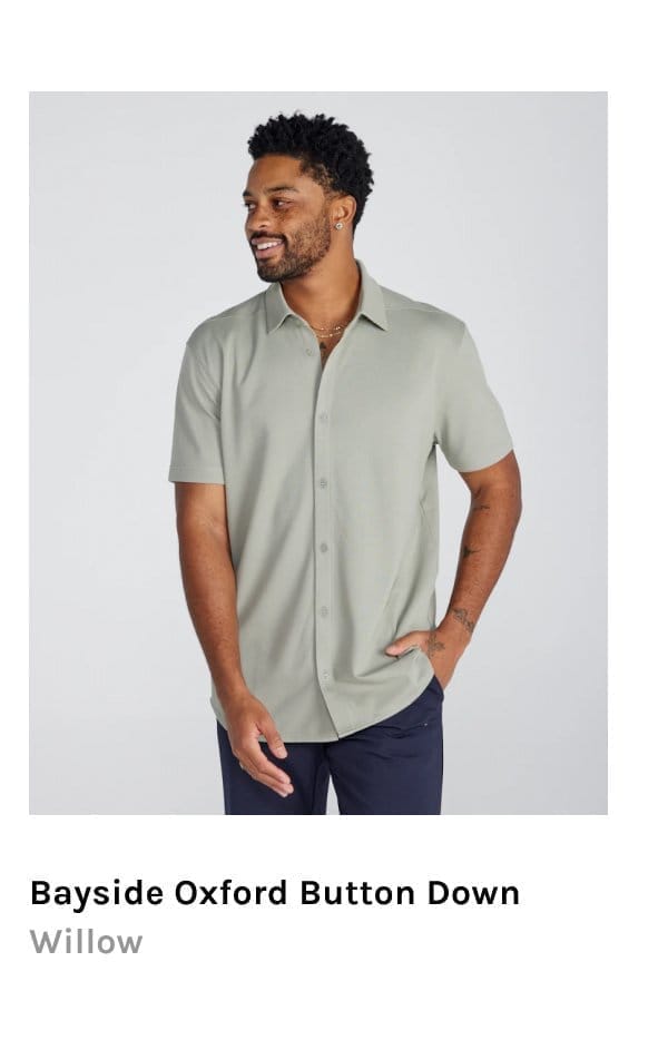 Bayside Oxford Button Down - Willow